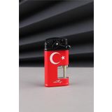 Silvio Monetti Kırmızı Türkiye Yazılı Ve Türk Bayrağı Çakmak 24CSM922MR001