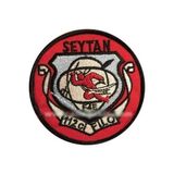 Sim Nakış 112. Filo Şeytan Nakış Işleme Arma Patch Peç