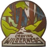 Sim Nakış El değmemiş doğa özlem craving wilderness nakış işleme arma patch 9,5×10 cm