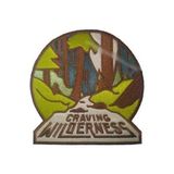 Sim Nakış El Değmemiş Doğa Özlem Craving Wilderness Nakış Işleme Arma Patch Peç
