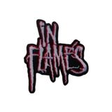 Sim Nakış İn Flames nakış işleme patch arma peç 9×8 cm