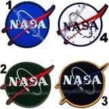 Sim Nakış Nasa Logo Nakış İşleme Arma patch peç 8×6,5 cm 4 adet