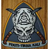 Sim Nakış PEKITI TIRSIA KALI nakış işleme arma patch peç 9×9 cm