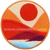 Sim Nakış Sahil nakış işleme arma patch 8×8 cm