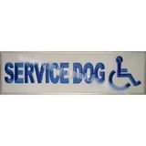 Sim Nakış Service Dog nakış işleme arma patch 16×5 cm