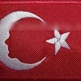 Sim Nakış Turkey Türkiye Türk Bayrak Atatürklü nakış işleme arma patch peç 5×8 cm çercevesi kırmızı