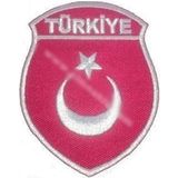Sim Nakış Turkey Türkiye Türk bayrak nakış işleme arma patch peç 5×7 cm