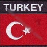 Sim Nakış Turkey Türkiye Türk Bayrak nakış işleme arma patch peç 6×7 cm