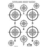 Sim Sıfırlama Hedef Kağıdı 50x70cm 90gram (20 Adet)