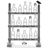 Sim Şişeler Hedef Kağıdı 50x70cm 90gram 20 Adet