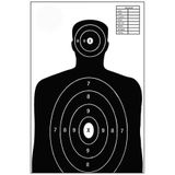 SiM Taktik Atış Hedef Kağıdı 111 (10 Adet) 64x90 cm (Büyük Boy) Profesyonel Poligon Hedefi