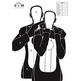 Sim Taktik Atış Hedef Kağıdı 64x90cm 90gram No4 (20 Adet)