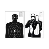 Sim Taktik Hedef Karma Paket 111-104 (20 Adet) 64X90CM (Büyük Boy) Poligon Atış Hedef Kağıdı