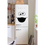 Sim Tasarım Kurabiye Canavarı Buzdolabı - Kapı - Cam - Duvar Sticker Sm205