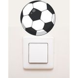 Sim Tasarım - Priz - Futbol Topu Çocuk Odası Dekoratif Priz Sticker