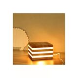 SimaAvize Japanese Solid Wood Masa / Gece Lambası