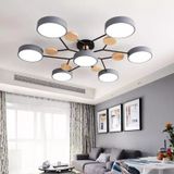 SimaAvize Modern Ahşap Led Avize