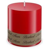 Simagift Simagift Bozkurt Mum Silindir Mum 7cm Çap x 7cm Boy Dev Mum 7 Cmx 7cm Silindir Mum 7x7 cm Kırmızı - Option-1
