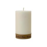 Simagift Simagift Bozkurt Mum Silindir Şeklinde Mum 7X12 Cm Krem