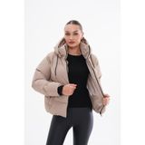 ŞİMAL Kadın Kapüşon Detaylı Dolgulu Şişme Mont 245323 -