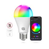 Şımart Akıllı Ampul Bluetooth 12W E27 1100 Lümen Yüksek Parlaklık 16 Milyon Renk Seçeneği RGB Beyaz Işık LED