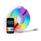 Şımart Akıllı Neon LED Şerit 5 Metre, Wi-Fi Kontrollü, RGB, Çok Renkli, İç Mekan