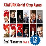 SimArt ATATÜRK Serisi Kitap Ayracı Seti 12 adet V1