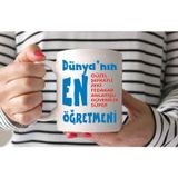 SimArt Design Öğretmenler Gününe ve BAYAN öğretmene isme özel Kupa Bardak idbk20