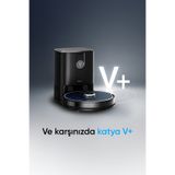 Şımart katya V+ Akıllı Robot Süpürge 15000Pa Premium Otomatik Toz Toplama Üniteli