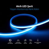 Şımart Sm-sls-25 Akıllı LED Şerit 2.5 Metre Wi-Fi Kontrollü RGB LED Aydınlatma