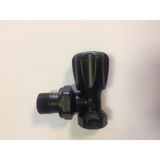 Sımas 1/2" Kose Radyator Vanası Pex Mat Sıyah