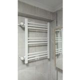 ŞİMAŞ HAVLUPAN 500x700 Beyaz 10 Borulu Havlupan Yandan Girişli Aks 55 Cm