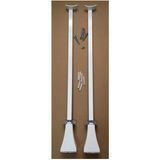 Simas Panel Radyatör Ayağı / Yer Konsolu 90 cm Yere Sabitleme Beyaz 1 Çift (2 Adet)