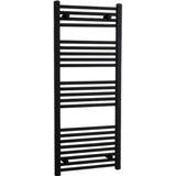 ŞIMAŞ400X1000 mm Siyah 14 Borulu Havlupan - Mat Siyah