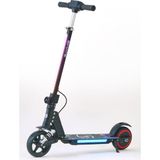SIMATE Elektrikli Çocuk Scooter 130W | 3 Kademe Hız | Ayarlanabilir Gidon | Uzun Menzil |Koruma Seti Hediye - Siyah