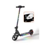 SIMATE Scooter Çocuk Elektrikli – 130W ,LED, Amortisörlü,Dizlik & Dirseklik Hediyeli -Distribütör Garantili
