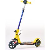 SIMATE YENİ | Elektrikli Çocuk Scooter 130W | 3 Kademe Hız | Ayarlanabilir Gidon | Uzun Menzil | Koruma Seti Hediye | 2026 - Sarı