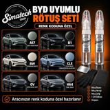 Simatechcolor Byd Cle Clear Blue / Carbon Crystal Blac Met. Uyumlu Çizik Giderici Rötuş Seti