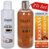 Simav Synaus Kestane Özlü ve Termal Sulu Duş Jeli 2'li Set 400ML + 200ML