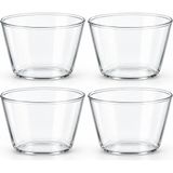 Simax 4'lü Konik Üfleme Borosilikat Cam Sufle Kasesi Seti 200 ml