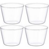 Simax 4’lü Üfleme Borosilikat Cam Sufle Seti 0,20 Lt – 83X75 mm - 8,3 x 7,5 cm