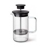 Simax French Press 400 ml Borosilikat Cam Kahve ve Bitki Çayı Demliği - Şeffaf