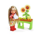 Simba, 105733689, Evi Love Bahçe Bakımı, Bahçe Masası, Sebze Aksesuarları ve Tavşan Figürü ile Birlikte, 12Cm