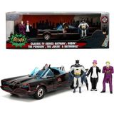 simba oyuncak batman model araba 1966 classic batmobile deluxe 1:23 253215011 - Yok