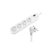 Simbastore Ve-vega104 A Class 4lü Anahtarlı 1.5 Metre Akım Korumalı Grup Priz (MADE IN MALAYSIA) çok renkli