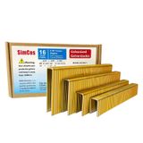 SimCos 16 Gauge 7/16 "Taç Zımba (2", 1-1/2" 1", 3/4") Ahşap için, Galvanizli Çelik Çeşitli 1120 Sayım 16 GA Pnömatik veya Elektrikli Zımba veya 16 Gauge Zımba Tabancası, Proje Paketi