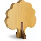 Simdale Wood İsimli Dekoratif Ahşap Meşe Ağacı - Modüler Kaideli