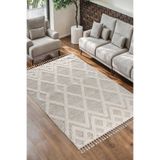 SİMEREV HALI HOME CONSEPT Bukle Dokuma Yumuşak Halı Salon Oturma Odası Mutfak Yatak Odası Antre Yolluk Kilim Krem Bej