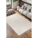 SİMEREV HALI HOME CONSEPT Bukle Dokuma Yumuşak Halı Salon Oturma Odası Mutfak Yatak Odası Yolluk Kilim Krem Bej