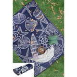SİMEREV HALI HOME CONSEPT XL Plastik Halı Katlanabilir Çift Taraflı Plaj Kamp Piknik Balkon Hasır Mat Karavan Halısı Kilim
